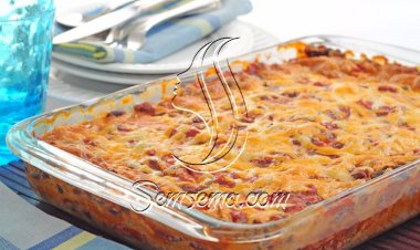 طريقة عمل طاجن اللحم المفروم بالتورتيلا المكسيكي