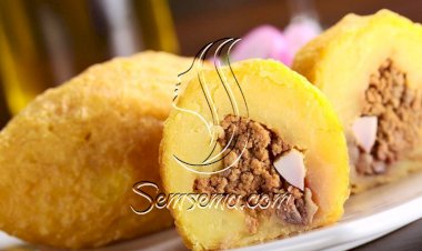 طريقة عمل كرات البطاطس باللحم المفروم