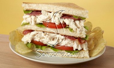 طريقة عمل كلوب ساندويتش الدجاج بالمايونيز
