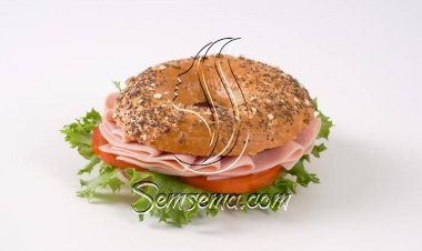 طريقة عمل ساندويتش بيجل باللانشون