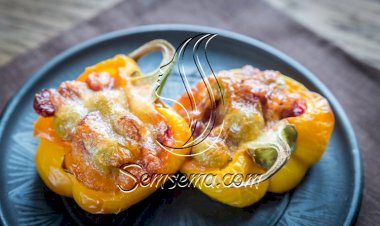 طريقة عمل فلفل محشي بالسجق