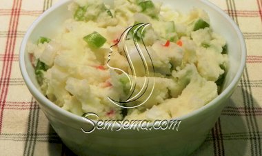 طريقة عمل سلطة البطاطس بالكريمة والجزر