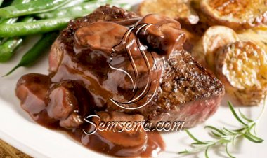 طريقة عمل الستيك بصوص المشروم والكريمة