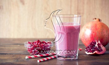 طريقة عمل سموثي الرمان المثلج