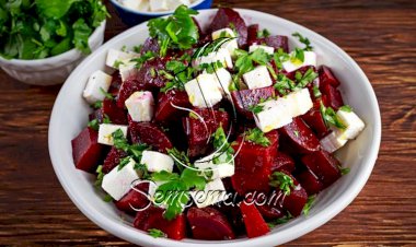 طريقة عمل سلطة البنجر بالجبن الفيتا