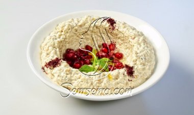 طريقة عمل سلطة حمص بالرمان