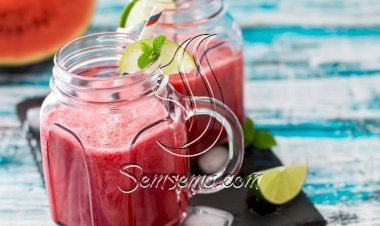 طريقة عمل عصير البطيخ بالفراولة والليمون