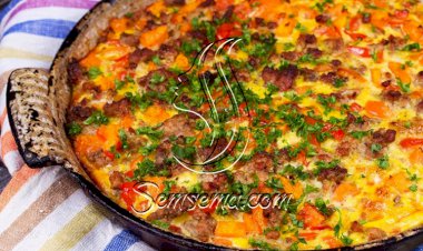 طريقة عمل فريتاتا اللحم المفروم بالجبن الشيدر