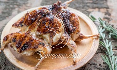 طريقة عمل سمان مشوي