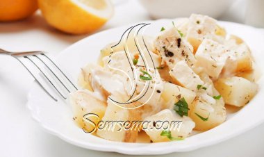 طريقة عمل سلطة البطاطس بالجبن الكيري