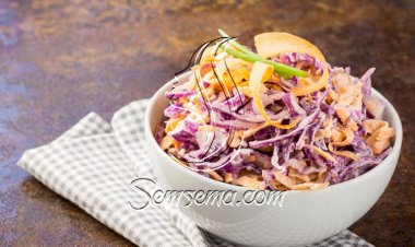 طريقة عمل سلطة كرنب بنفسجي بالجزر