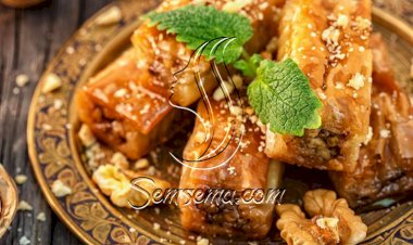 طريقة عمل بقلاوة بعين الجمل