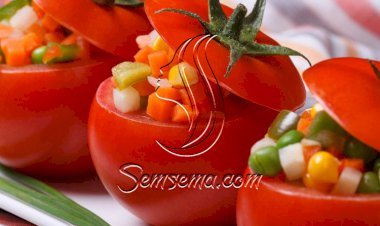 طريقة عمل طماطم محشية بالخضروات