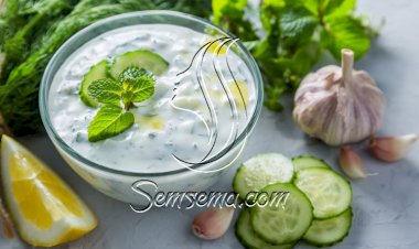 طريقة عمل سلطة الزبادي بالخيار والمايونيز