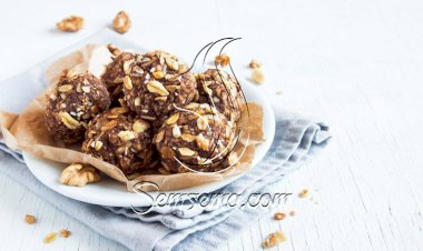 طريقة عمل كرات التمر بالمكسرات