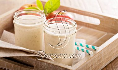 طريقة عمل سموثي الموز بالتفاح والقرفة