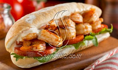 طريقة عمل ساندويتش جمبري مشوي