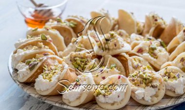 طريقة عمل قطايف بالقشطة والفستق