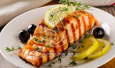 طريقة عمل السلمون المشوي بصوص الباربكيو