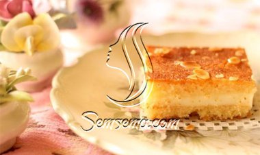 طريقة عمل بسبوسة بالكريمة