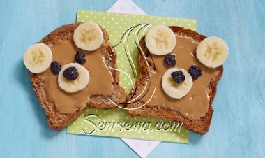 طريقة عمل توست بزبدة الفول السوداني للأطفال