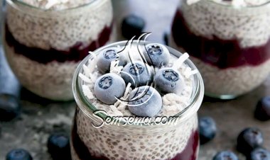 طريقة عمل بودينج التوت بلبن جوز الهند