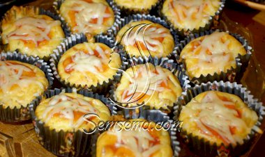 طريقة عمل بيتزا كب كيك