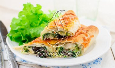 طريقة عمل التورتيلا المحشي بالسبانخ والفلفل