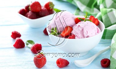 طريقة عمل آيس كريم الفواكة بالفانيليا