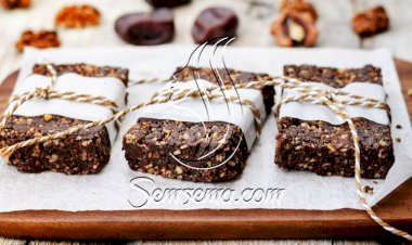 طريقة عمل بار التمر الصحي