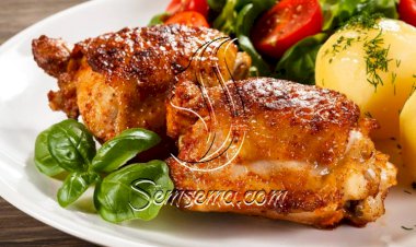 طريقة عمل أفخاذ الدجاج المشوية بالثوم