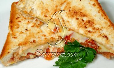طريقة عمل ساندويتش الجبن والطماطم
