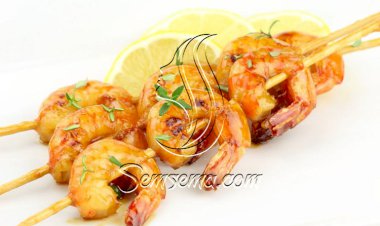 طريقة عمل الجمبري المشوي بالصوص الحار