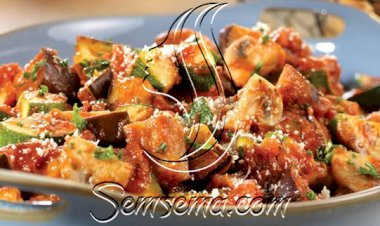 طريقة عمل الخضروات المشوية بالجبن البارميزان