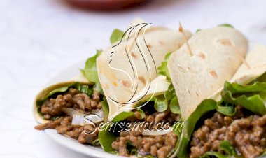 طريقة عمل تاكو اللحم بالصوص الحار