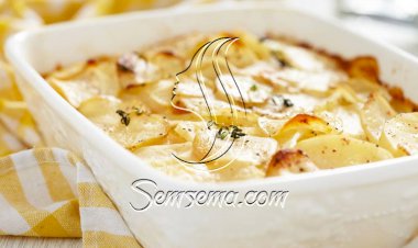 طريقة عمل سكالوب البطاطس بالجبن الشيدر