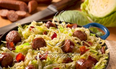 طريقة عمل السوسيس بالكرنب والثوم