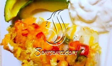 طريقة عمل السمك المكسيكي بالساور كريم والأفوكادو