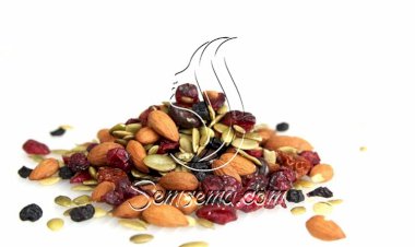 طريقة عمل سناكس الفواكة بالمكسرات