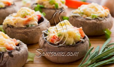 طريقة عمل المشروم بالجبن والثوم