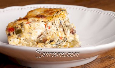 طريقة عمل طاجن الفلفل الكريمي بصوص الطماطم