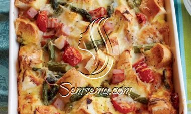 طريقة عمل صينية السوسيس بالطماطم والجبن