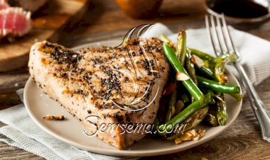 طريقة عمل سمك التونة المشوي بصوص الصويا