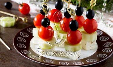 طريقة عمل أسياخ السلطة اليونانية