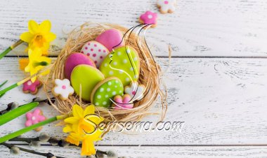 طريقة عمل كوكيز البيض لشم النسيم