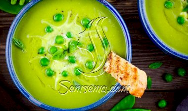 طريقة عمل شوربة البسلة بالبروكلي