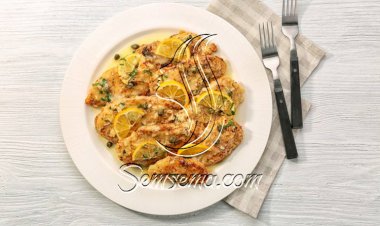 طريقة عمل دجاج بصوص التفاح