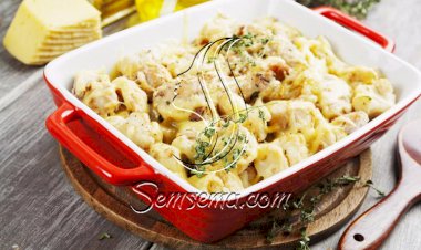 طريقة عمل طاجن القرنبيط الكريمي