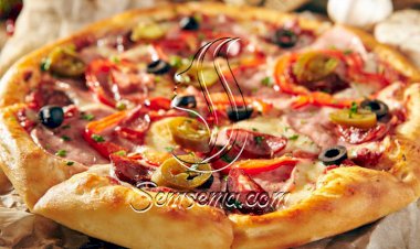 طريقه عمل بيتزا ميكس لحوم