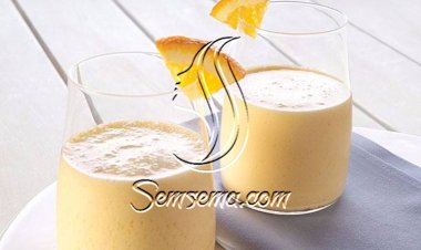 طريقة عمل سموثى البرتقال باللبن